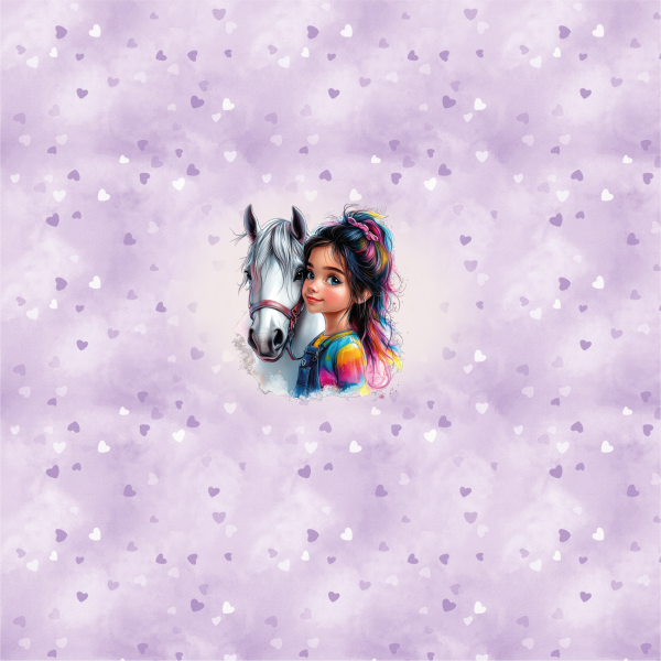 Cute Rainbow Girl Panel 6